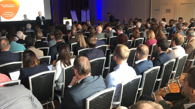 Plenary session at the 2019 ISPE Europe Biotechnology Conference in Brussels in September 2019.