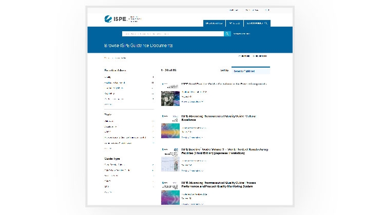 ISPE Briefs: New Guidance Document Portal Offers Enhanced Features