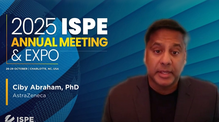 Videos: Watch Insights from 2025 ISPE Annual Meeting & Expo Committee Chair, Ciby Abraham, PhD, AstraZeneca