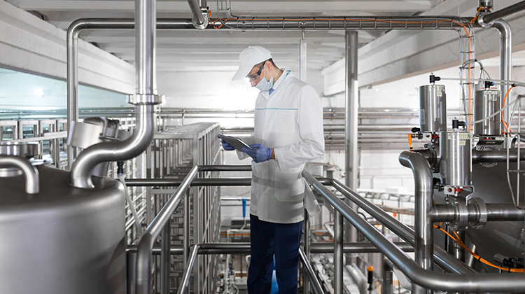 inspector-checks-performance-production-plant