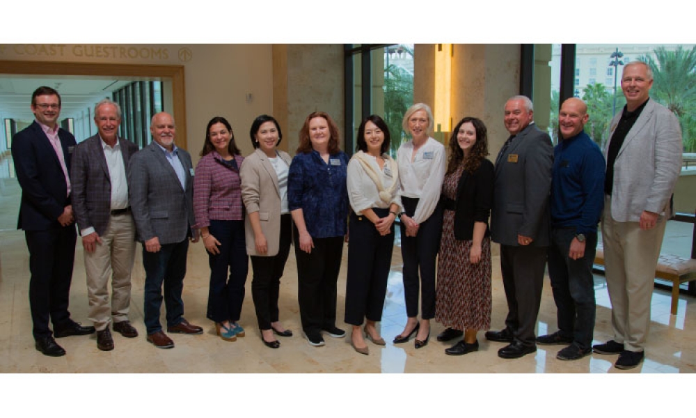Pictured from left are David Churchward, Jeffrey A. Biskup, PE, Mike Martin, Vivianne Arencibia, Vivien Santillan, Sarah Pope Miksinski, PhD, Shanshan Liu, Liz Dooley, MSc, Rebecca Roscher, Michael Rutherford (2024 ISPE Interim President and CEO), Timothy J.N. Watson, PhD, and Scott W. Billman. Not pictured: Ylva Ek, Norman Goldschmidt, James Grunwald, and George Singewald, PhD.
