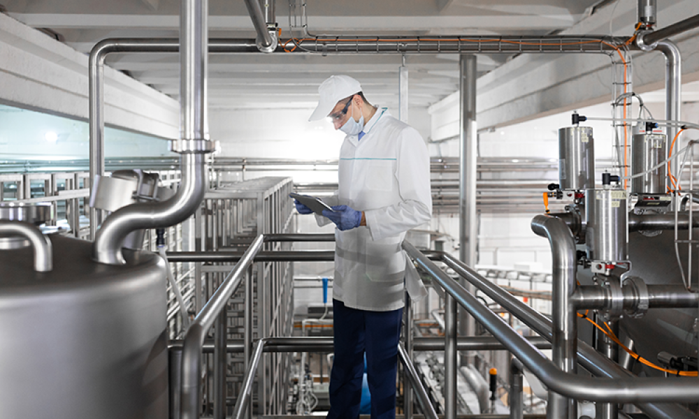 inspector-checks-performance-production-plant